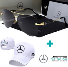 🚨-70% 2X1.MERCEDES BENZ LENTES DE SOL+GORRA F1🏁