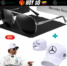🎁GRATIS 2X1! MERCEDES BENZ LENTES DE SOL + GORRAF1/ HAMILTON🚨