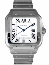 🎁SIN COSTO! Cartier Santos ADLC /Automatic/Calendar/🔥