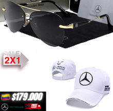 🚨-70% 2X1.MERCEDES BENZ LENTES DE SOL+GORRA F1🏁